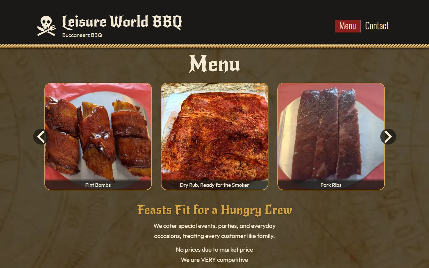 Screenshot of Leisure World BBQ